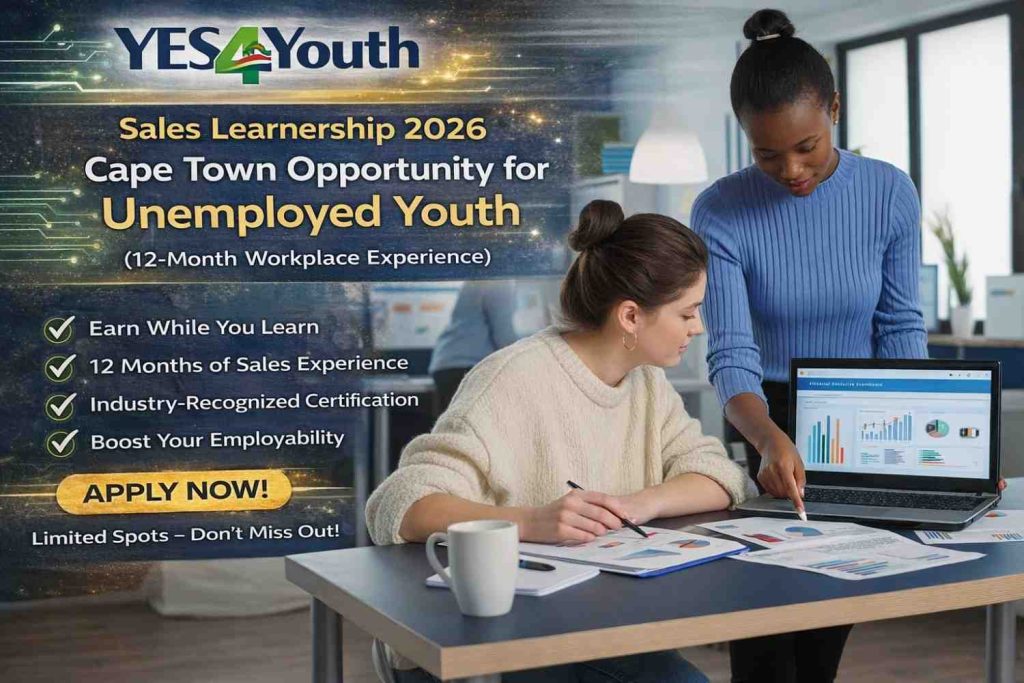 YES4Youth Sales Learnership 2026
